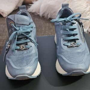 Blue Women's Sneakers, Size 36